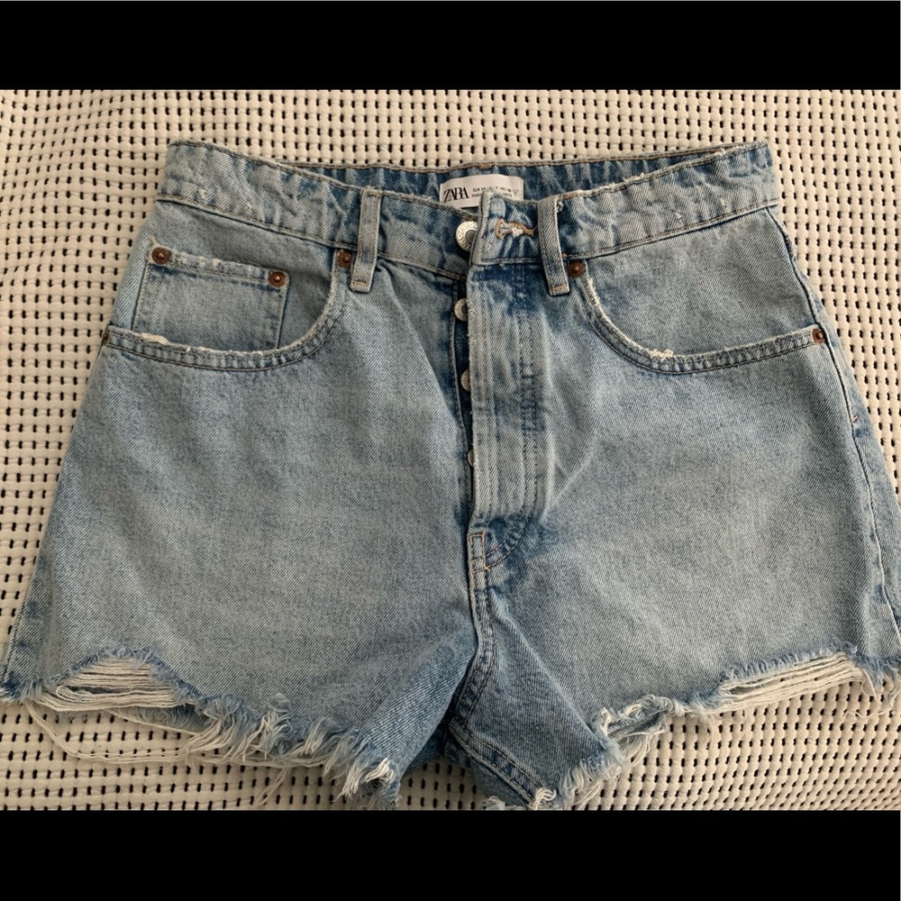 High waisted Zara jean shorts
